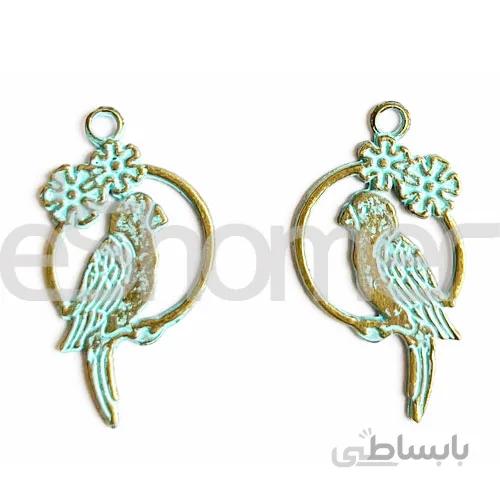 خرج کار پرنده پتینه آویزی khp1011 بسته 2 عددی