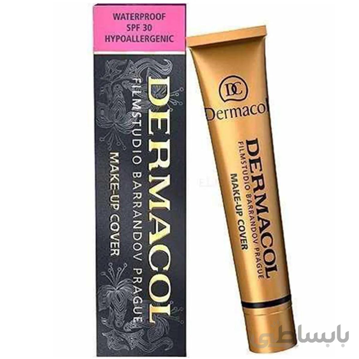 کرم پودر و میکاپ کاور درماکول Dermacolشماره 210