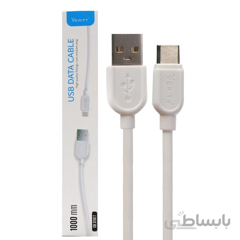 کابل تبدیل USB به USB-C وریتی مدل CB3110T طول 1 متر ا USB to usb-c conversion cable model cb3110t