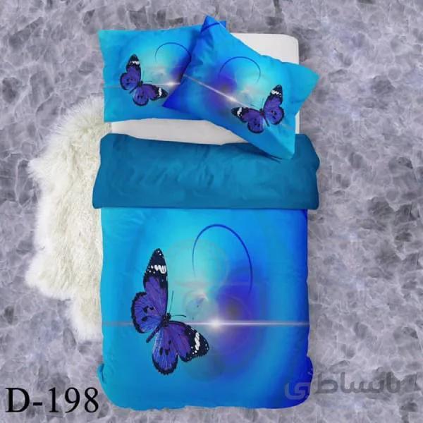 روتختی سه بعدی ساتن ابریشم ترک طرح مدرن - کد D 198