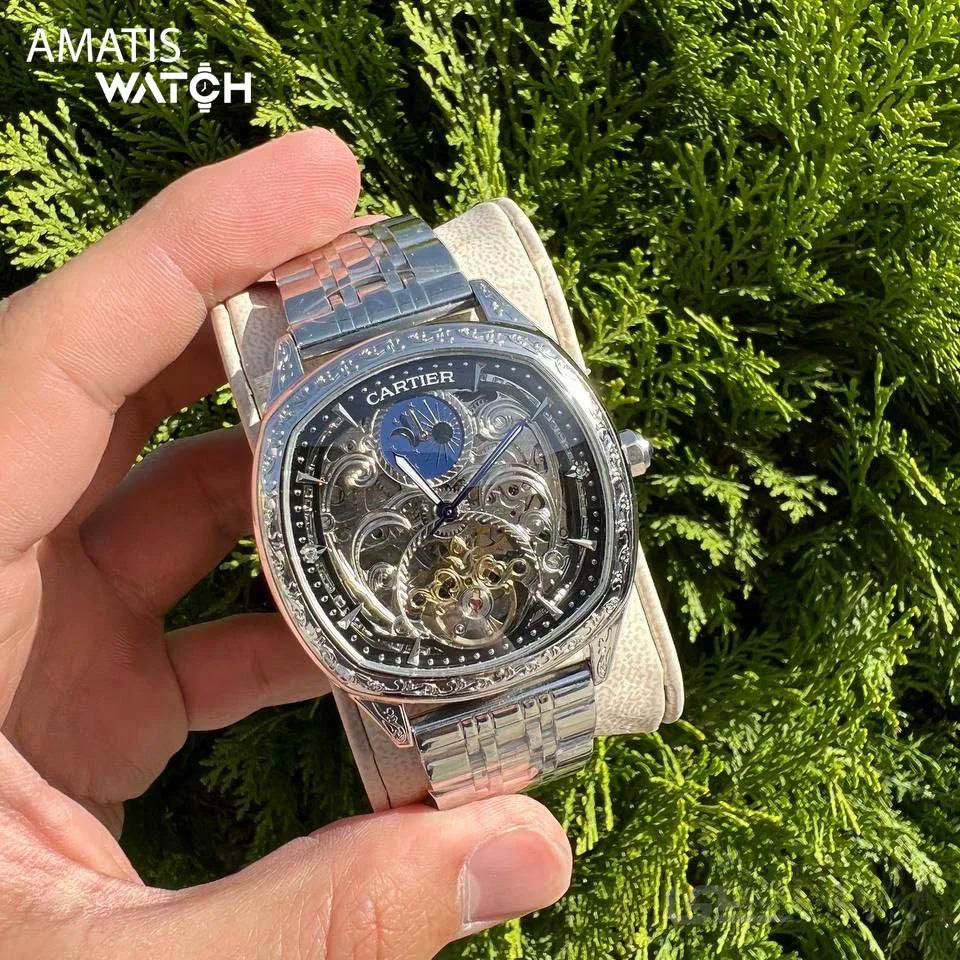ساعت مچی مردانه کارتیر مدل Cartier Automatic 3454C