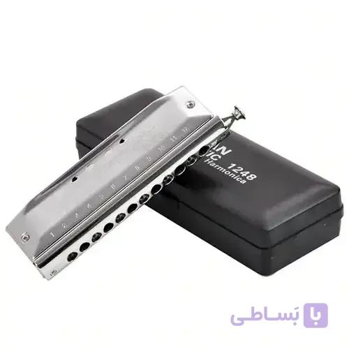 ساز دهنی 1248 دوازده سوراخ swan سوان طلایی Harmoni
