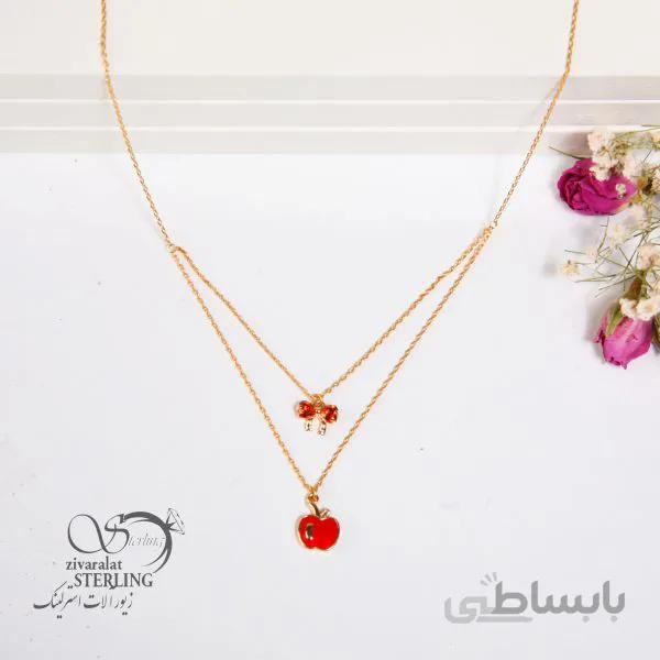 گردنبند زنانه طرح طلا کد 181395