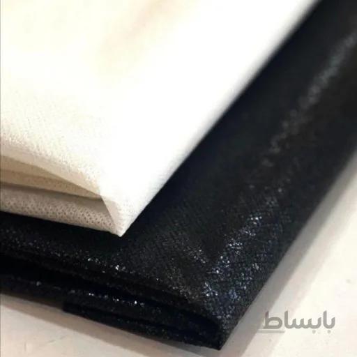 لایی چسب کاغذی سفید یا مشکی(یک متر)