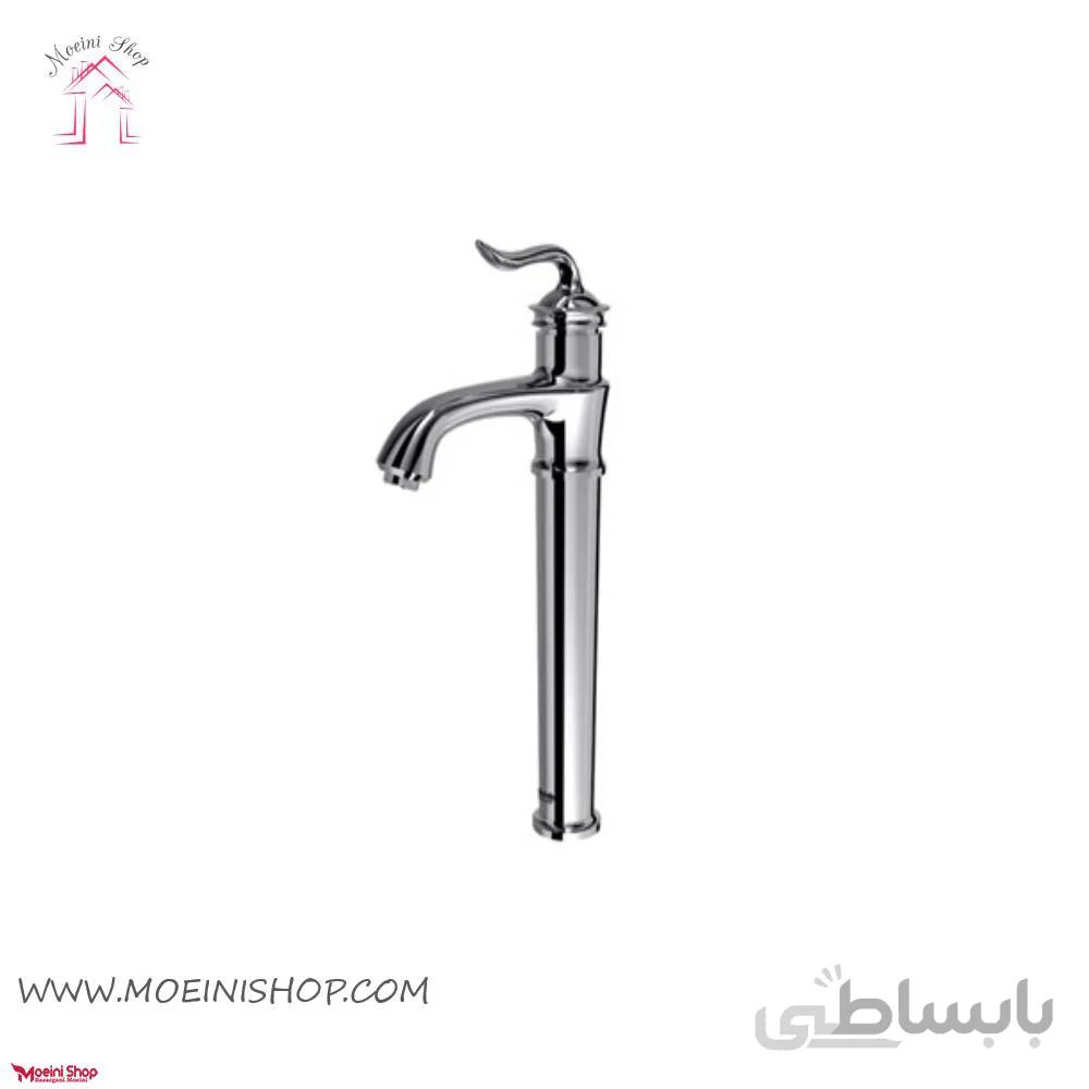 شیر روشویی پایه بلند شودر مدل لوکا (کروم) ا Shouder