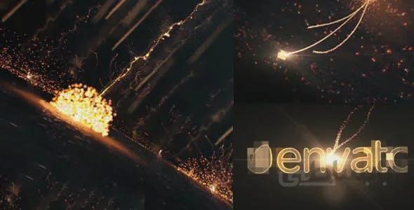 پروژه آماده افترافکت : لوگو پارتیکل Particle Rain 15559343