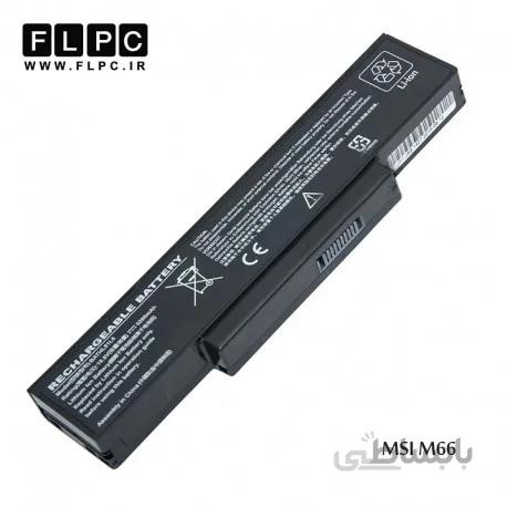باطری لپ تاپ ام اس آی M66 مشکی MSI M66 Laptop Battery - 6cell