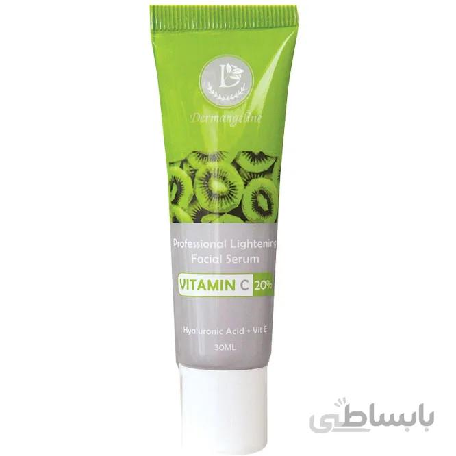 سرم روشن کننده ویتامین ث Vitamin C 20% درم انجلین 30 میلی لیتر