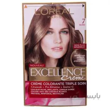 رنگ موی لورال Loreal شماره 7 مدل Excellence