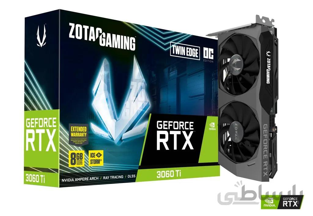 کارت گرافیک زوتاک GeForce RTX 3060 Ti Twin Edge OC ا ZOTAC GAMING GeForce RTX 3060 Ti Twin Edge OC 8GB GDDR6 Graphics Card
