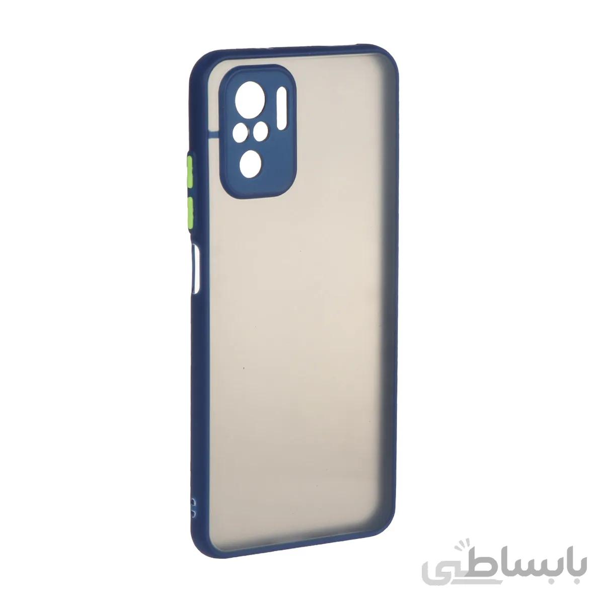 قاب پشت مات محافظ لنزدار Xiaomi Redmi Note10/note10s-سرمه ای