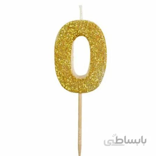 شمع اکلیلی طرح عدد صفر