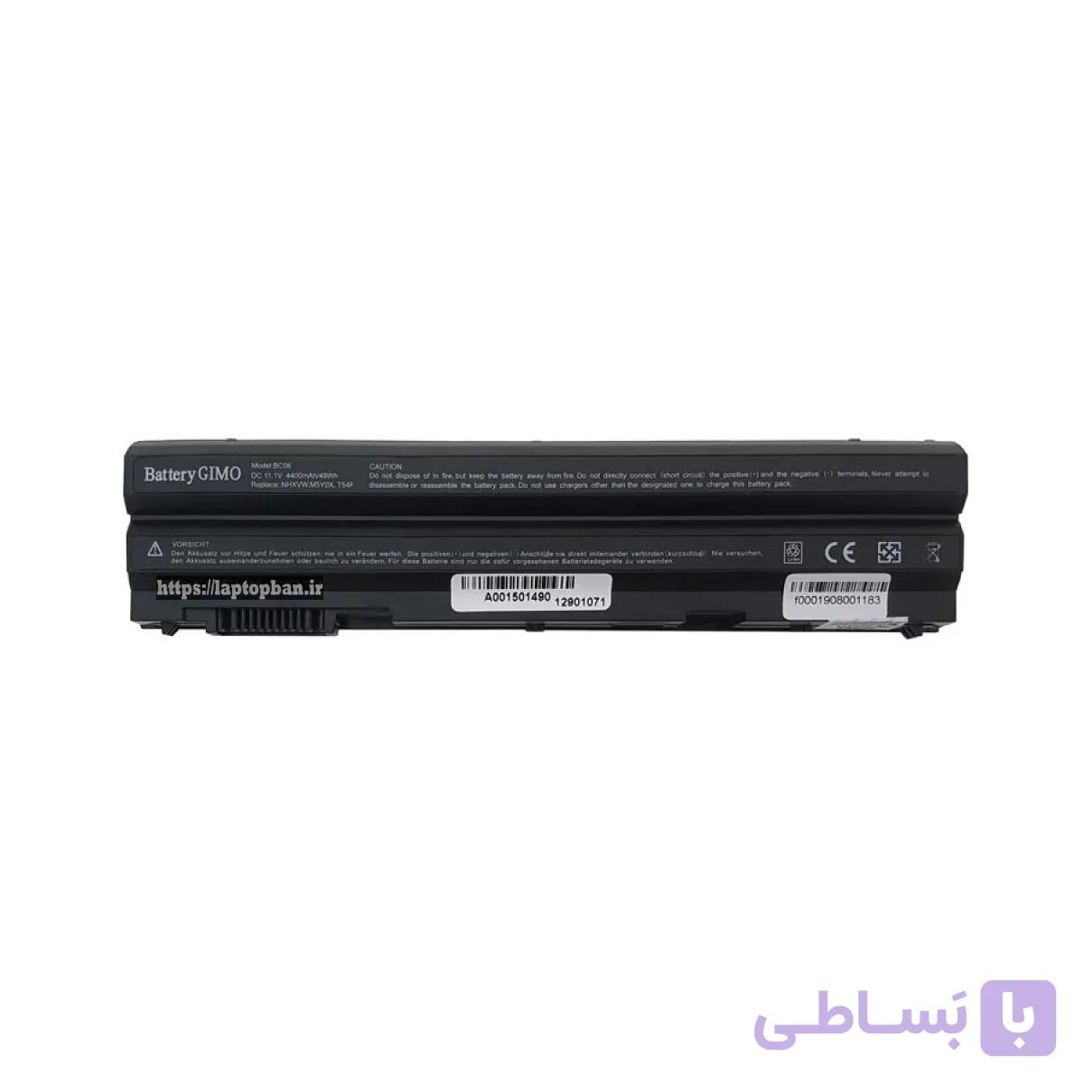 باتری لپ تاپ دل Dell Latitude E5520-6Cell — تصویر 1
