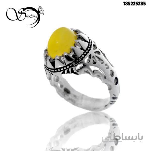 انگشتر نقره شرف الشمس مردانه کد:۱۸۹۱