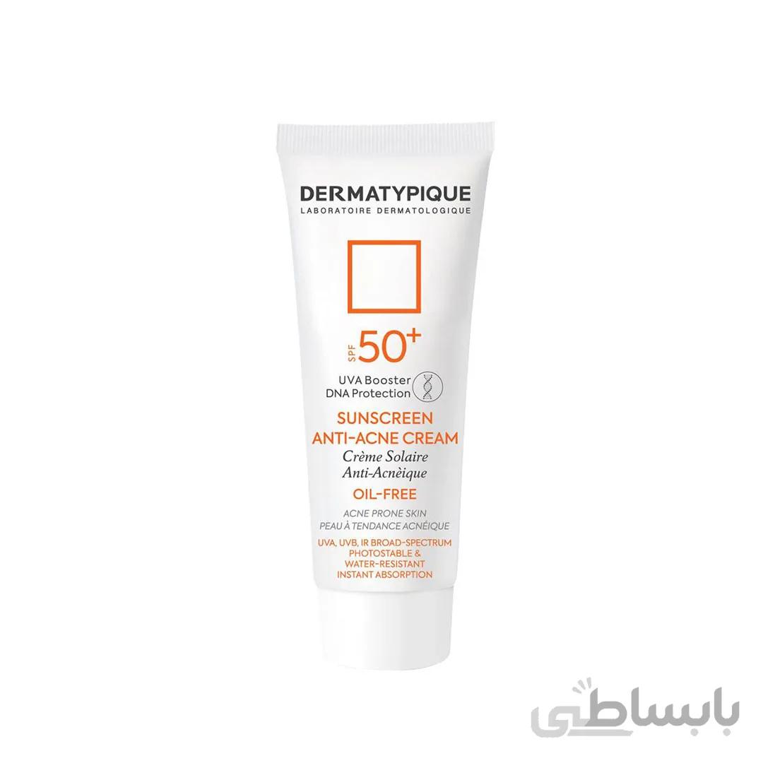 ضد آفتاب پوست چرب و جوش‌دار +SPF50 درماتیپیک