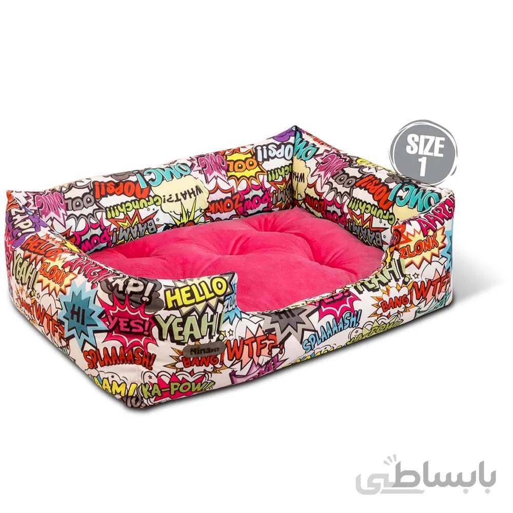 جای خواب U سگ و گربه نیناپت مدل VIP بمب ا Ninapet Rectangular Bed For Dogs And Cats Bomb Model