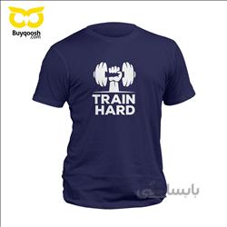 تیشرت سرمه ای train hard