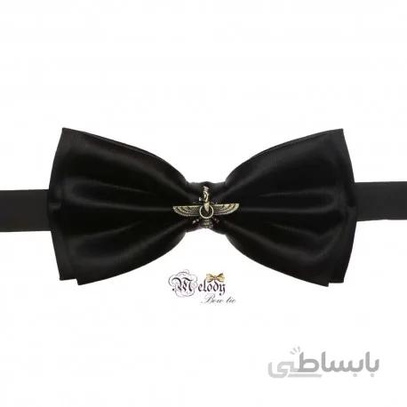 پاپیون سری مندو - مردانه (سیاه مات طرح فروهر)