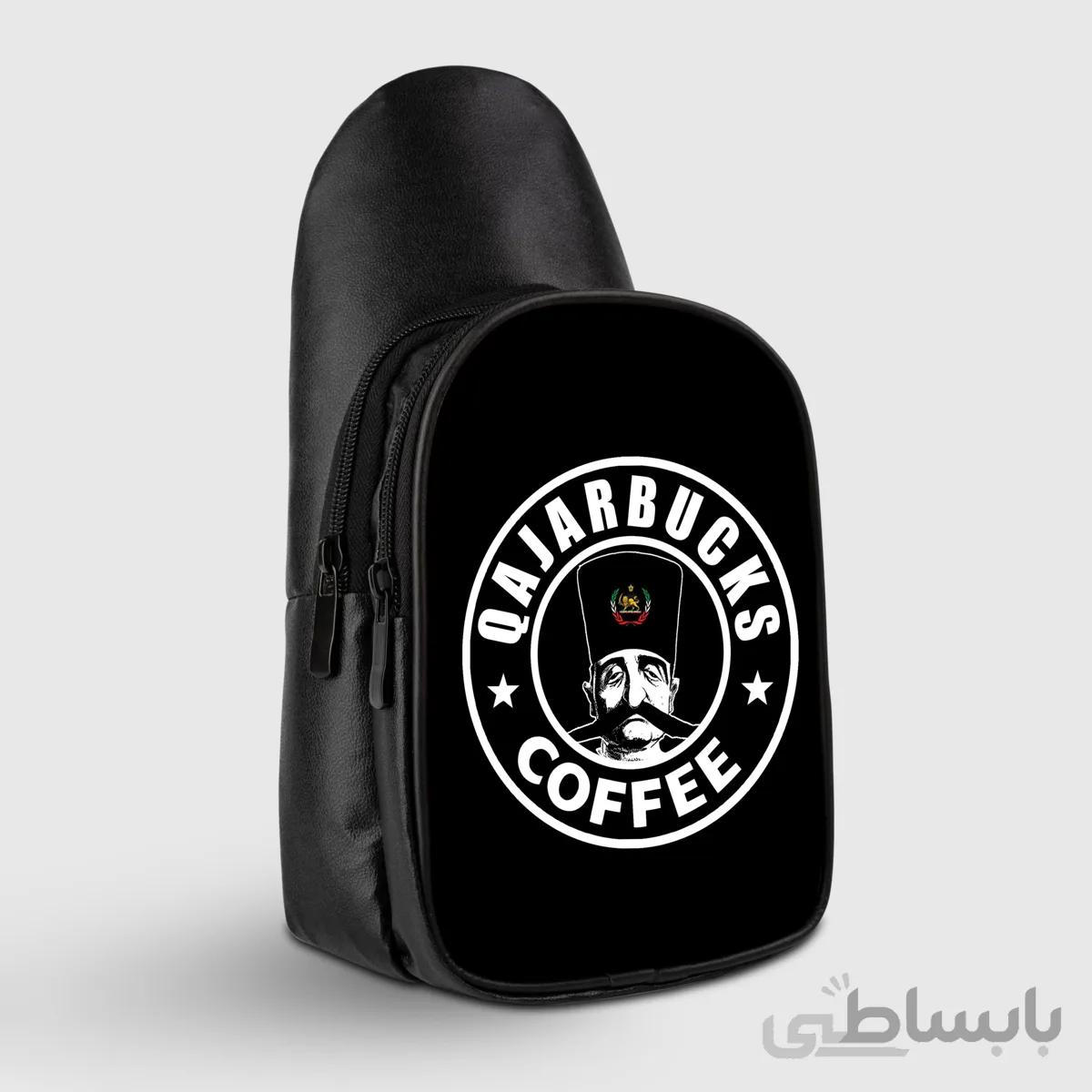 کیف کراس بادی چرم مصنوعی قجرباکس-استارباکس-Qajarbucks-Starbucks