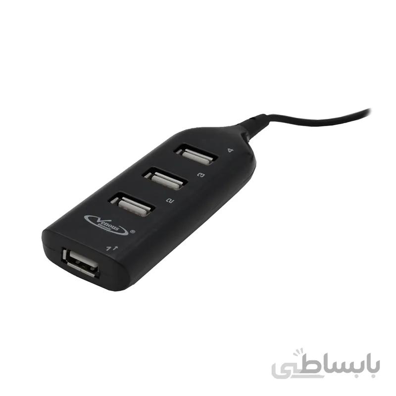 هاب ۴ پورت Venous USB مدل PV-H010