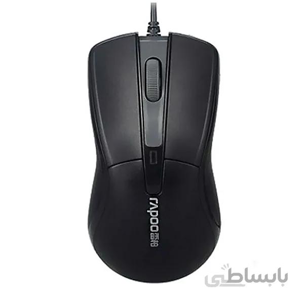 ماوس اپتیکال باسیم رپو مدل N1162 ا Rapoo N1162 Wired Optical Mouse