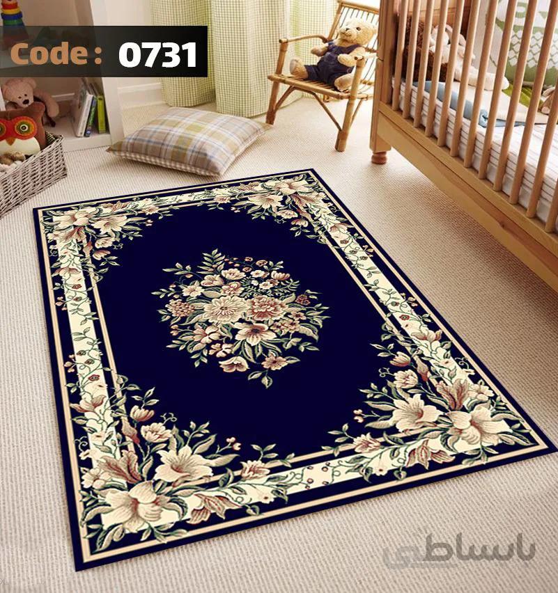 روفرشی طرح مینا زمینه سرمه ای