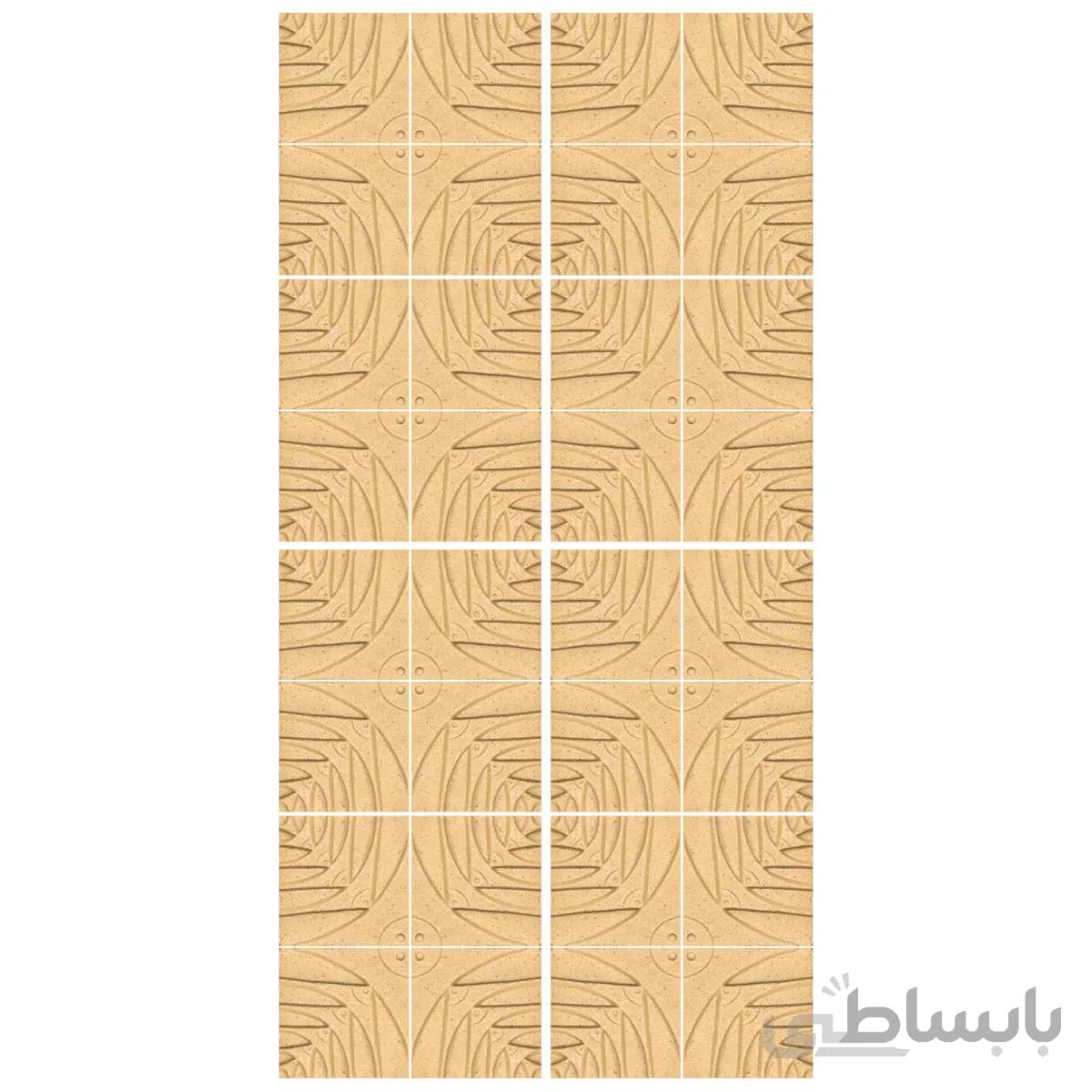 دیوارپوش تندیس و پیکره شهریار مدل امای کد W1010 04 بسته 32 عددی