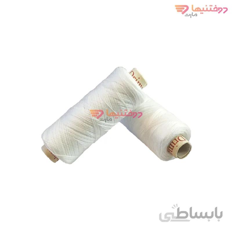 قرقره نخ پلی استر 500 دریما سفید