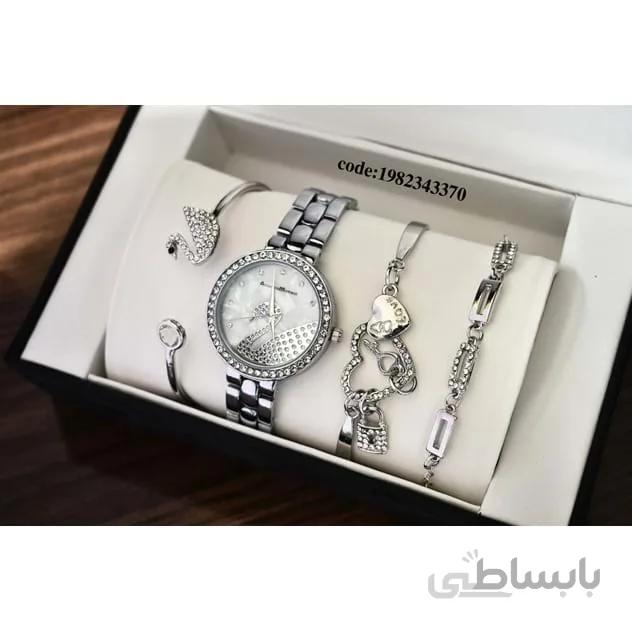 ست ساعت و دستبند (همراه با جعبه)
