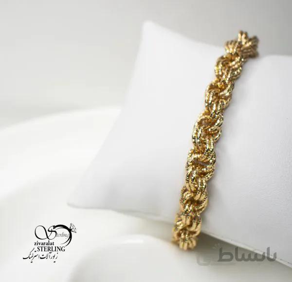 دستبند زنانه برند ژوپینگ طرح پیچ ریز