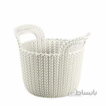 سبد گرد کرور (CURVER) مدل KNIT سایز کوچک