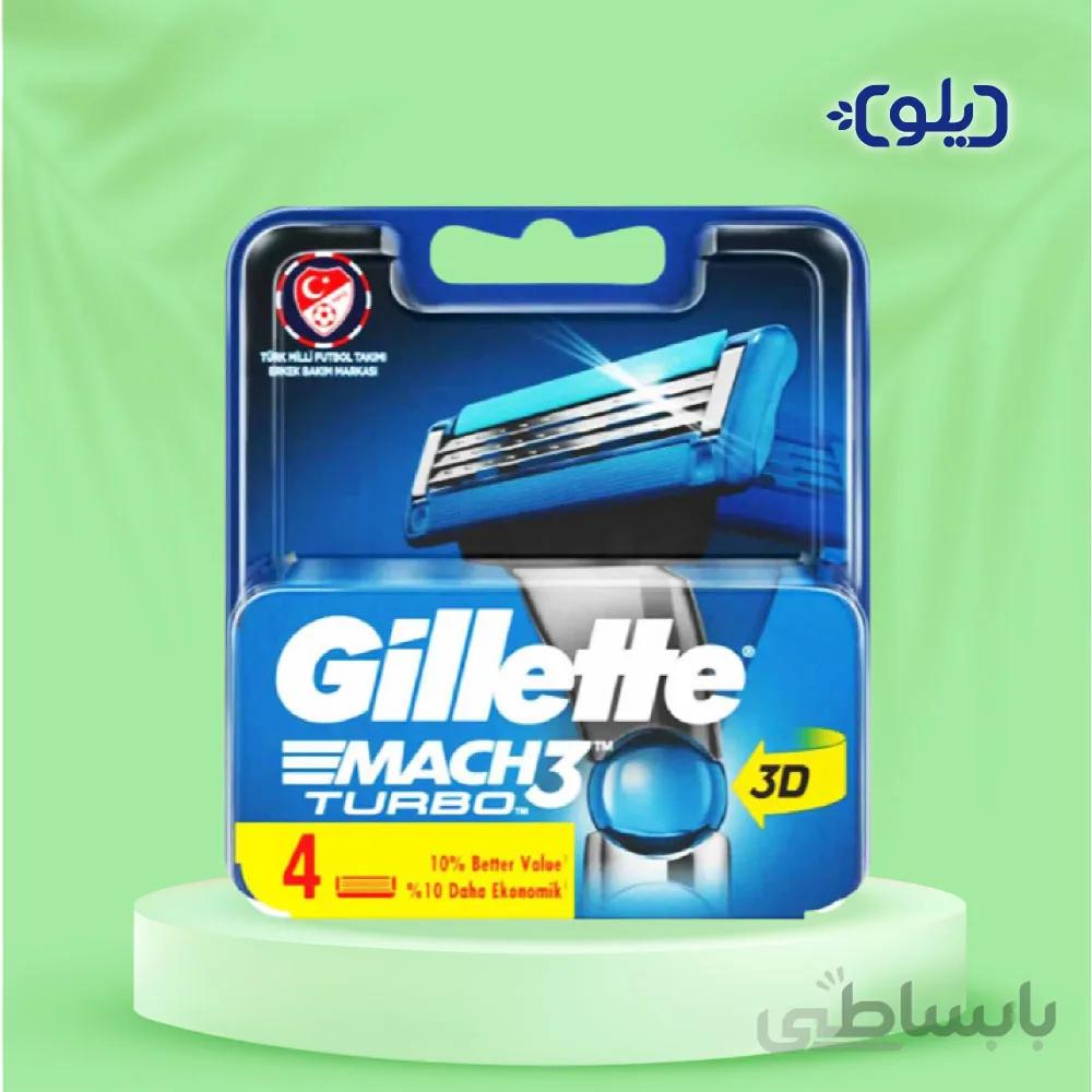 تیغ یدک ژیلت مدل Mach 3 Turbo