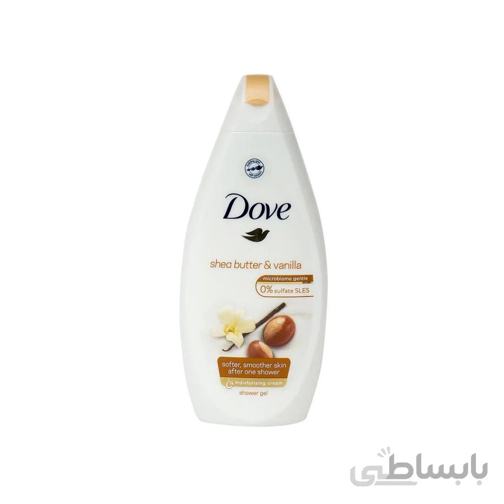 شامپو بدن نرم کننده داو با عصاره کره شی باتر و وانیل 500 میلی لیتر Dove