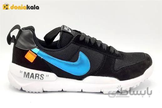 کفش و کتونی اسپرت پیاده روی مردانه مشکی نایک مارس Nike mars AA2261 ا Mens black walking shoes and ketones Nike mars AA2261