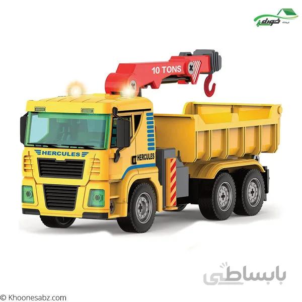 لگو 80 قطعه کامیون جرثقیل ساختمانی مدل LQE91177