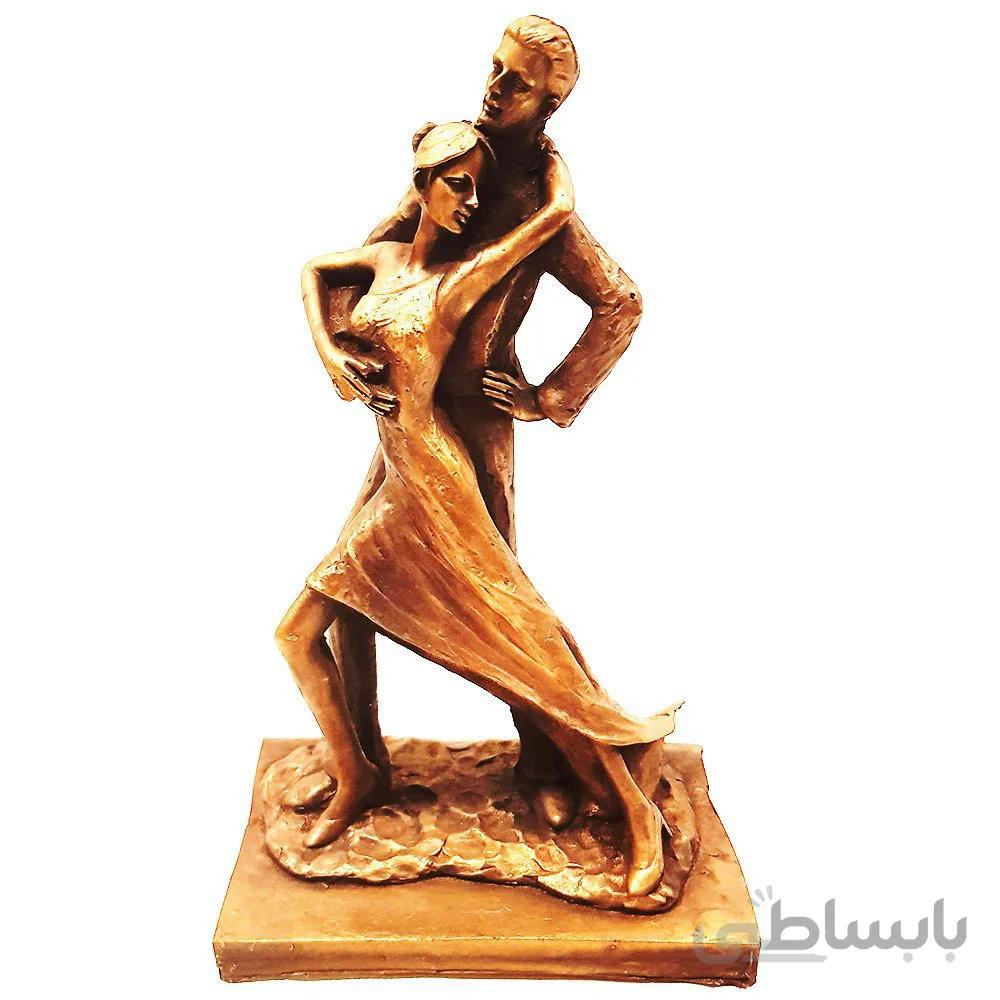 مجسمه رقاصه رنگ برنز کد 1