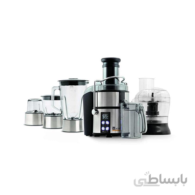 آبمیوه گیر چند کاره و غذاساز حرفه ای NS-915 ا Multifunction juicer and professional food processor NS-915