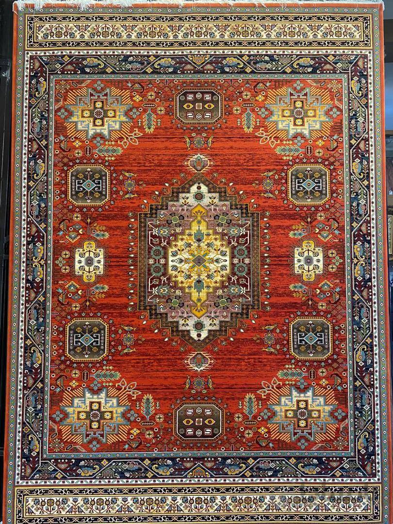 فرش ستاره کویر یزد کلکسیون شاهکار نوین طرح N-120-2549