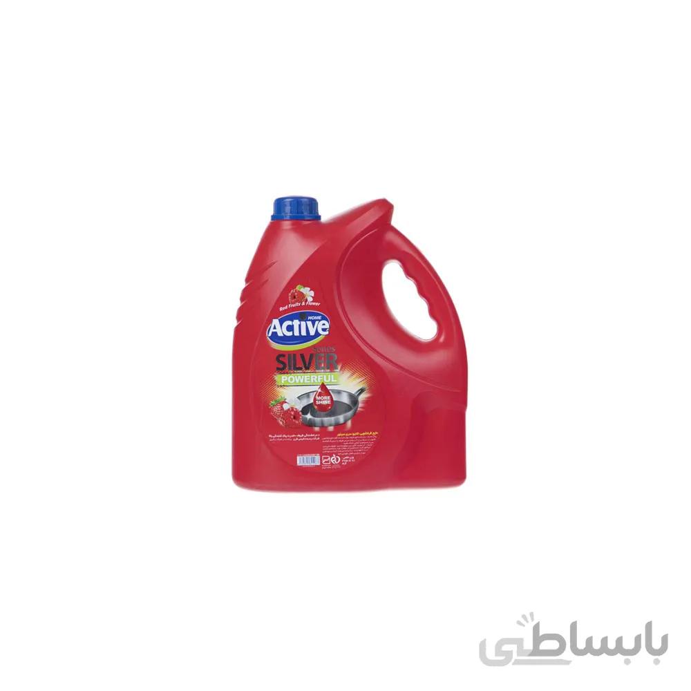 مایع ظرفشویی اکتیو مدل Red Fruits and Flower مقدار 3750 گرم