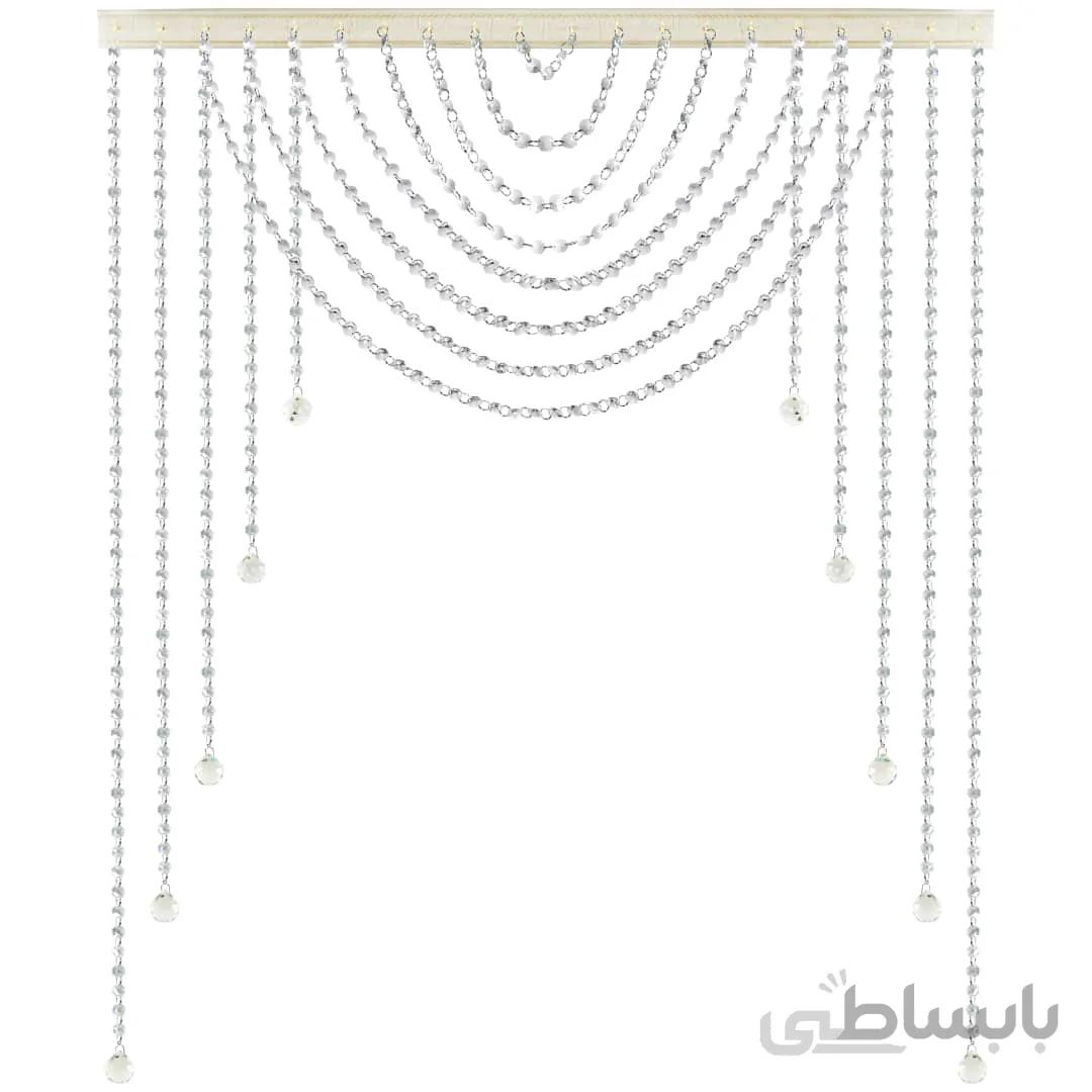 پرده کریستالی مدل آریانا