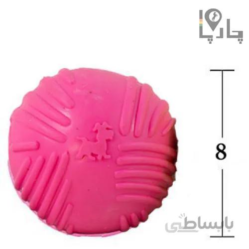 توپ بازی Mypet دندانی سوت دار - رنگ صورتی