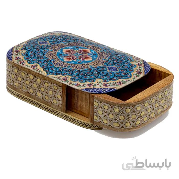 جا کارتی خاتم کاری طرح تذهیب کد LN-131