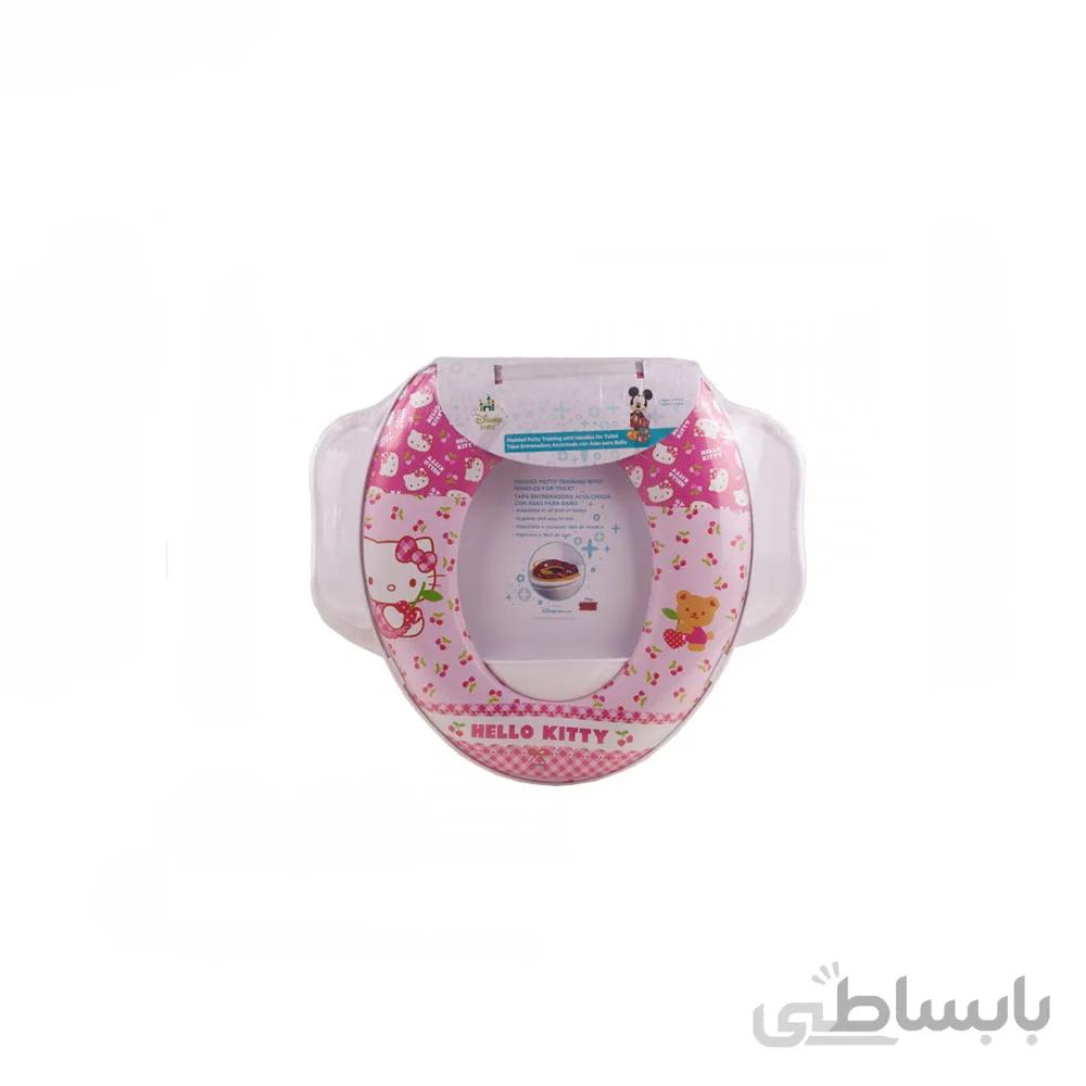 تبدیل توالت فرنگی دیزنی disney طرح هلو کیتی صورتی