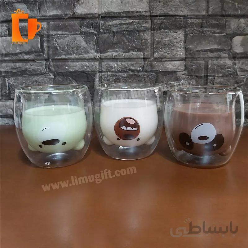 ماگ دوجداره خرسی