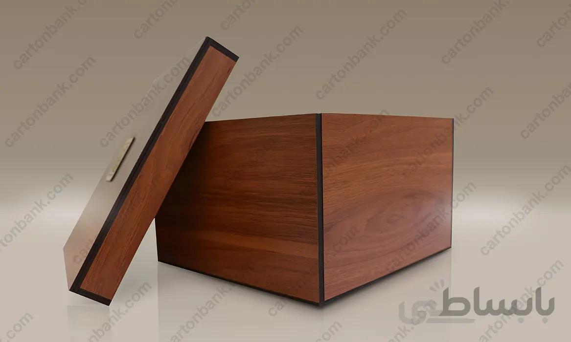 جعبه هدیه چوبی در دار – کد CB-J10-3