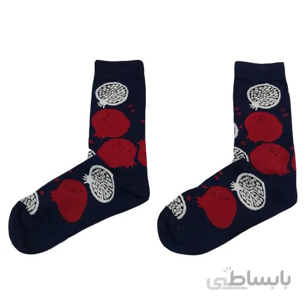 جوراب اسپرت زنانه و مردانه طرح انار کد PH454