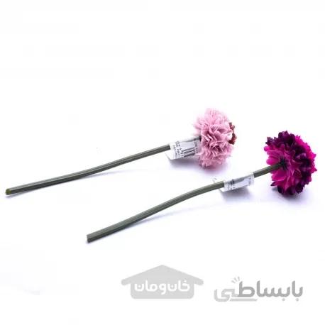 گل مصنوعی پم پم با رنگ کلاسیک