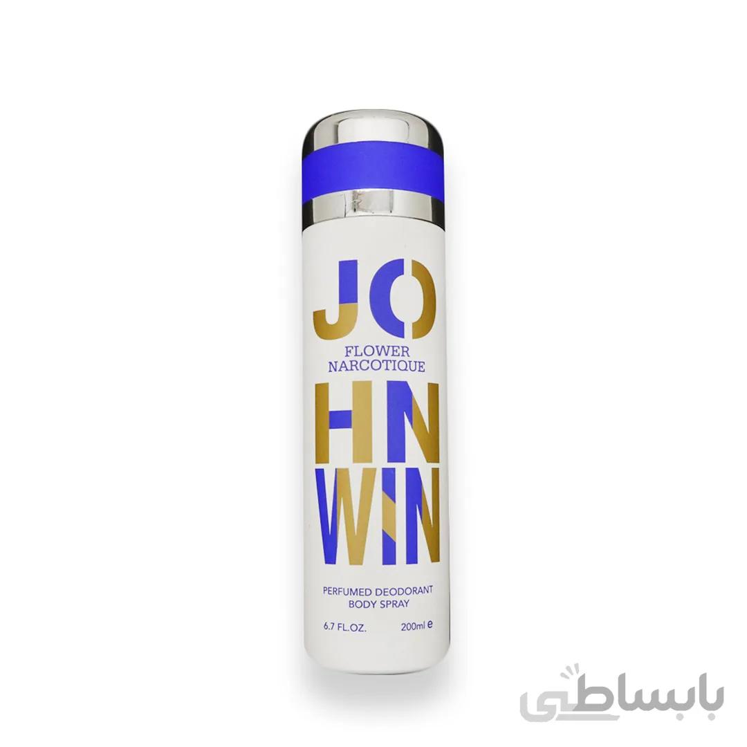 اسپری بدن جانوین مدل Johnwin Flower Narcotique