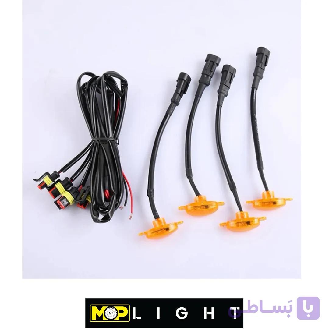 چراغ دی‌ لایت DRL جلو پنجره طرح F150 (بسته 4 عددی )