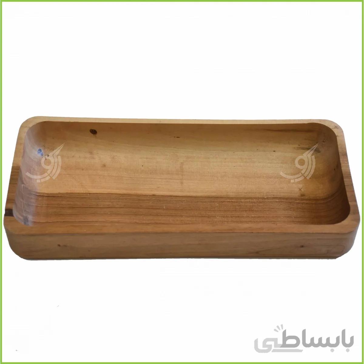 ظرف چوبی پذیرایی مستطیلی کد ۱۰۱۵۲۲